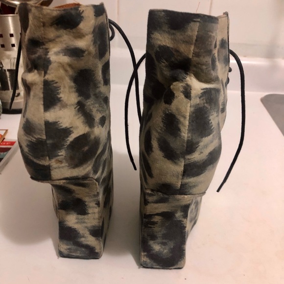 JEFFREY CAMPBELL PLATFORM BOOTS NEW 6 - Picture 4 of 12